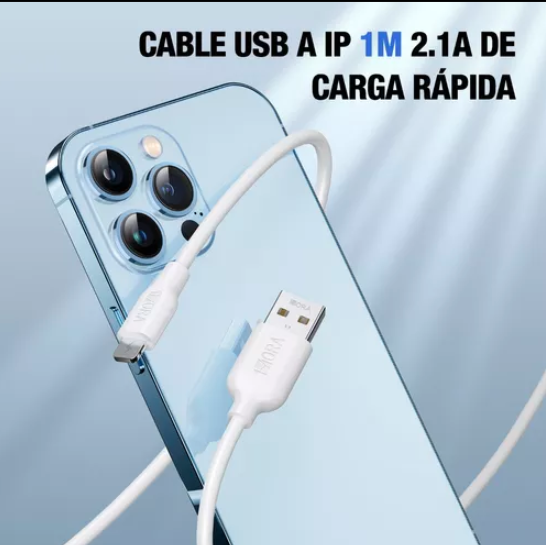 Cable V8 Micro Usb Reforzado 1hora CAB186（PAQUETE DE 20PC ）