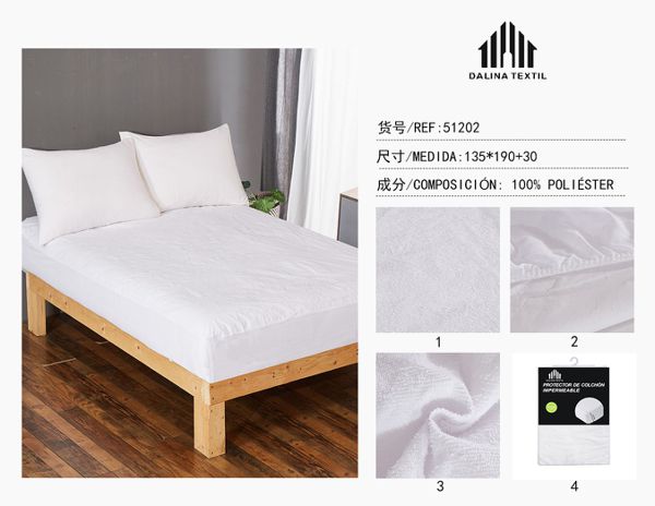 SABANAS AJUSTABLES IMPERMEABLES（PAQUETE DE 6PC)