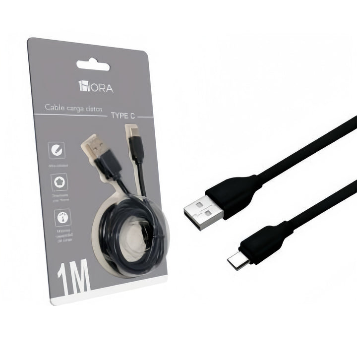 Cable Usb Carga Rapida Tipo C 1hora// 1 Metro CAB184（PAQUETE DE 50PC ）