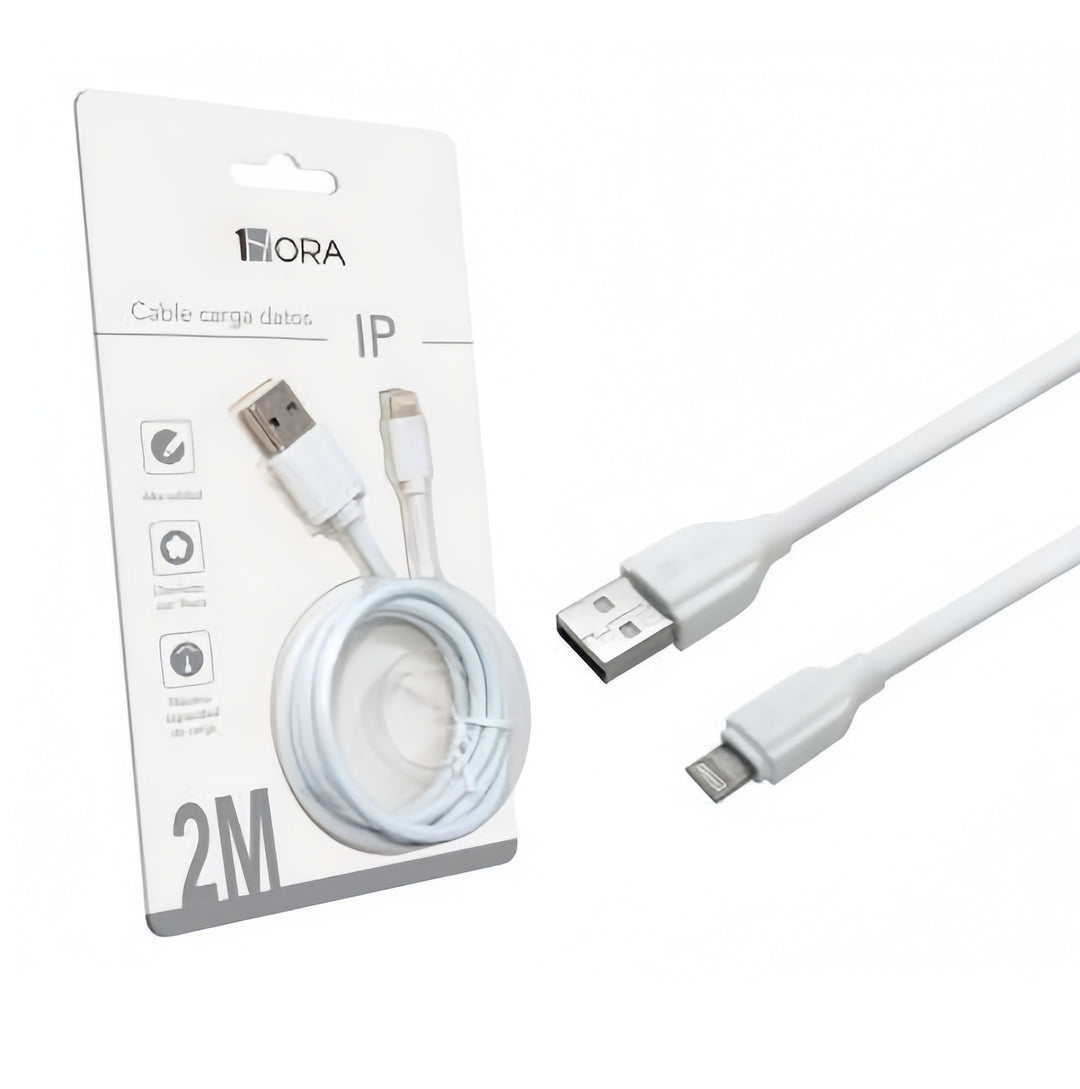 1Hora CAB206 USB a Lightning CAB206（PAQUETE DE 50PC ）