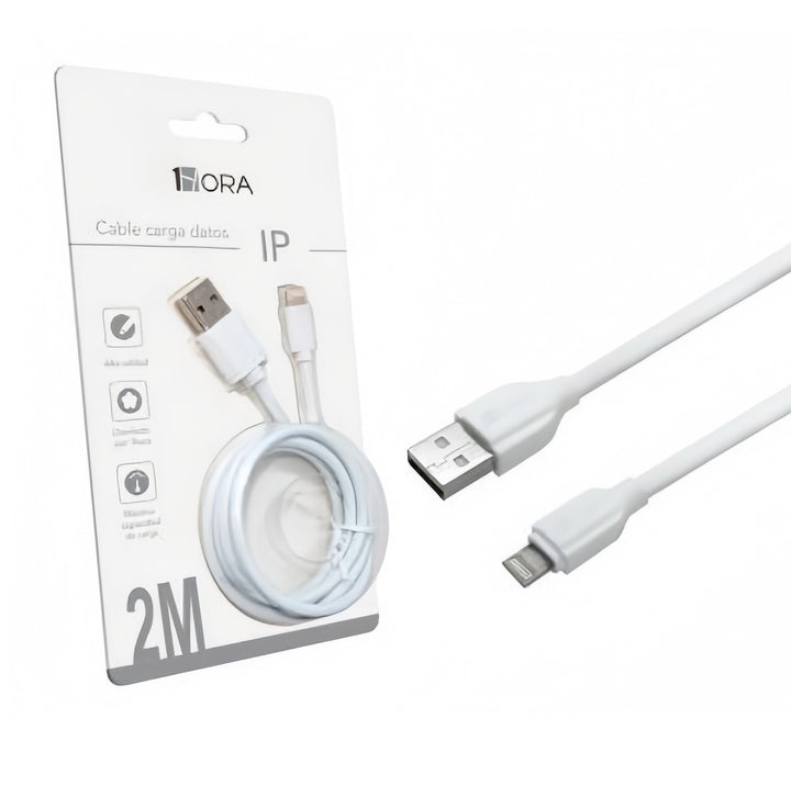1Hora CAB206 USB a Lightning CAB206（PAQUETE DE 50PC ）