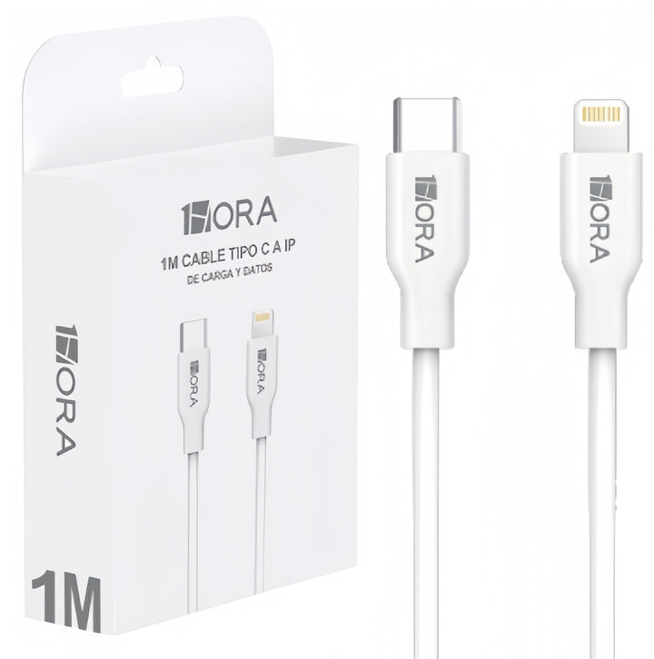 Cable Tipo C 1 Hora Compatible Con iPhone iPad Carga Rapida CAB258（PAQUETE DE 50PC ）