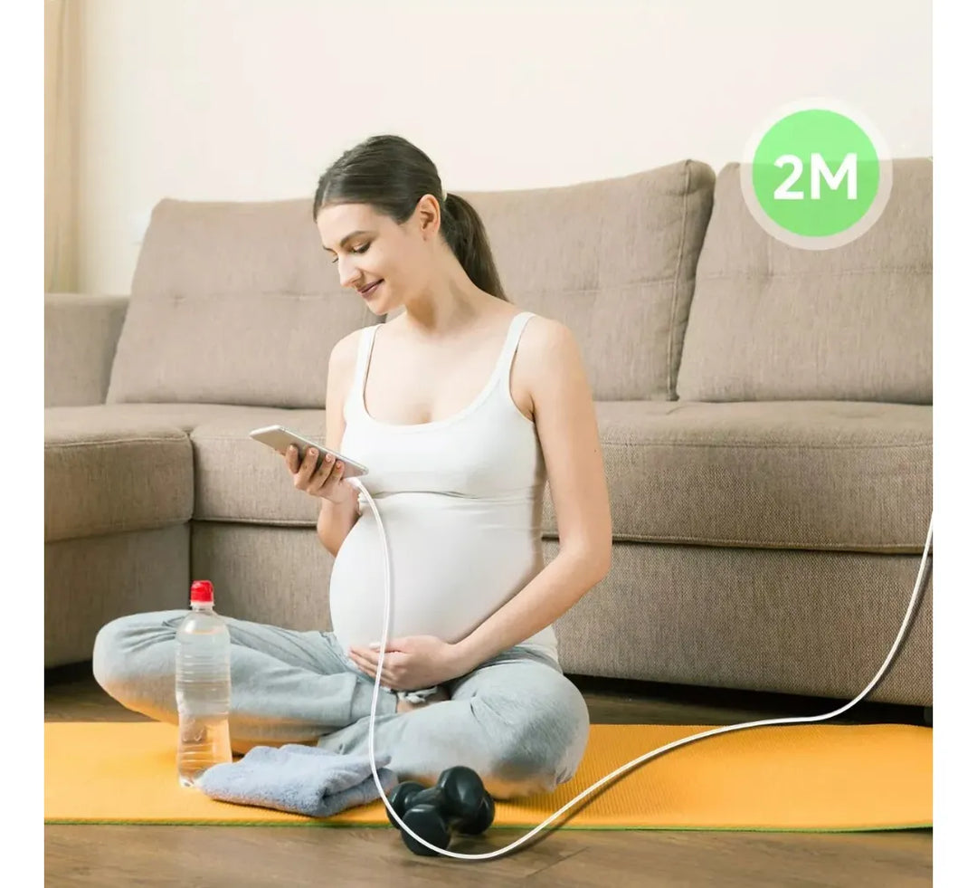 Cable Usb Tipo-c A Ip 1hora 3a, 2 Metros Blanco Cab271（PAQUETE DE 50PC ）