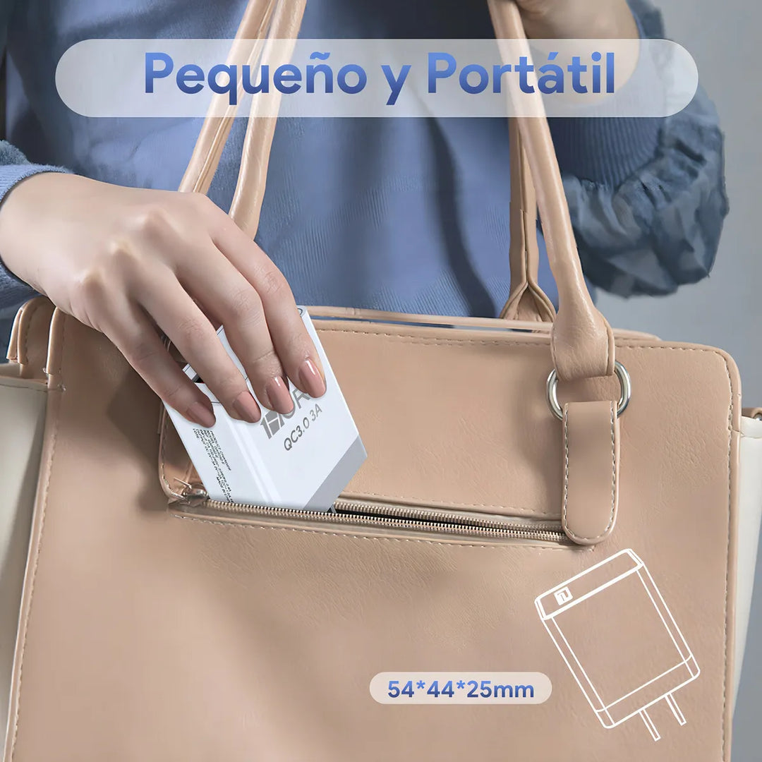 Cargador Tipo C Carga Rápida 3A 18W Turbo GAR092（PAQUETE DE 10PC ）