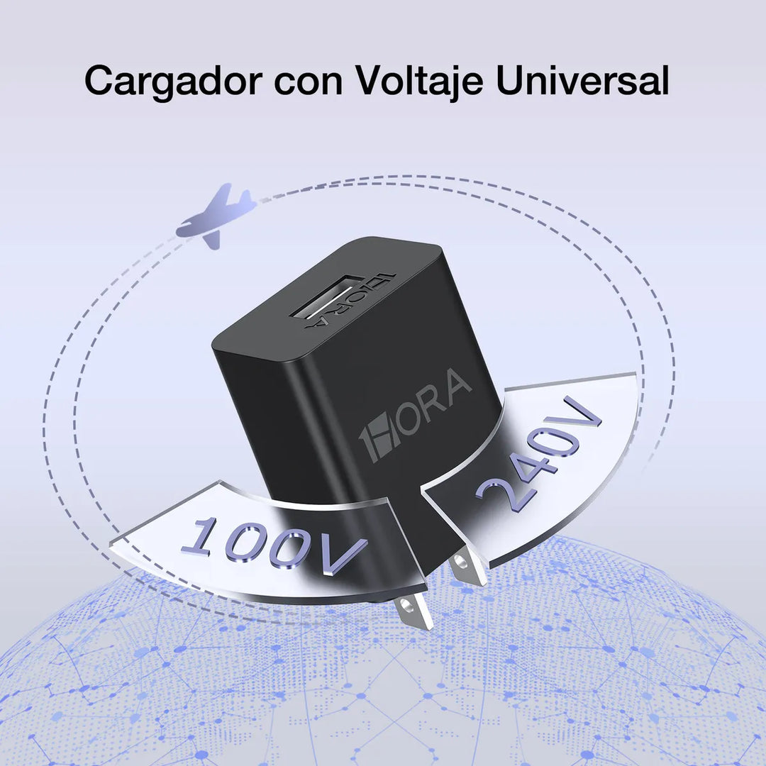Cargador Usb Tipo C 10w Carga 1 Hora Cargadores con Cable Usb a Tipo C GAR080 （PAQUETE DE 50PC ）