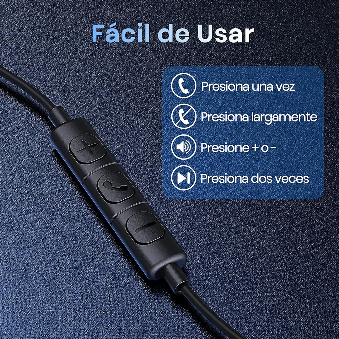 Auriculares con Microfonos In-ear Earbuds Accesorios para Celulares 1Hora AUT111（PAQUETE DE 50PC ）