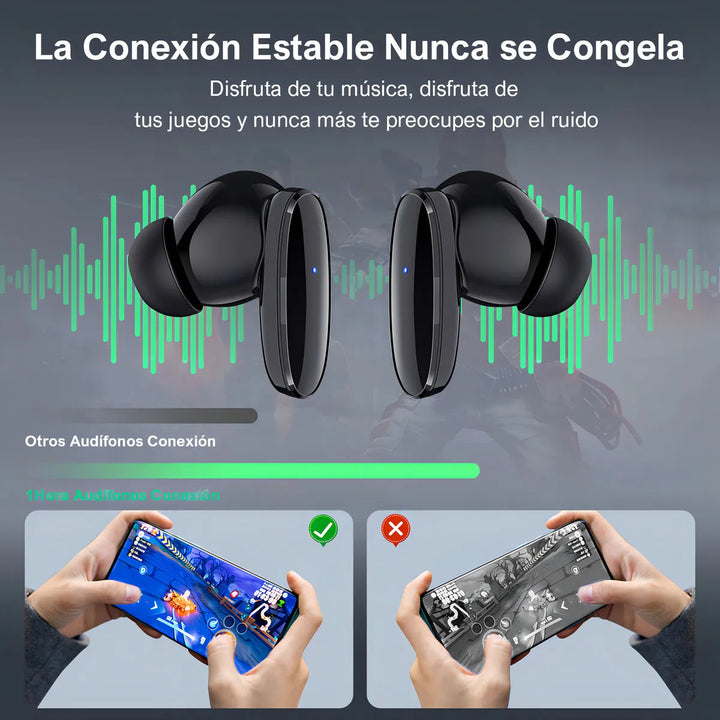 Auriculares Inalambricos Bluetooth 5.3 con Microfono AUT205（PAQUETE DE 20PC ）