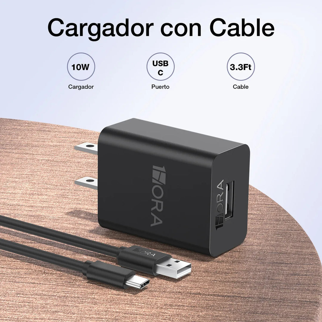 Cargador Usb Tipo C 10w Carga 1 Hora Cargadores con Cable Usb a Tipo C GAR080 （PAQUETE DE 50PC ）