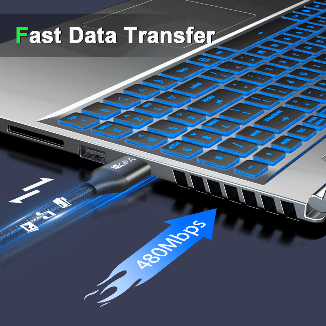 CABLE TIPO C 2.4A TRENZADO 1HORA CAB249（PAQUETE DE 50PC ）